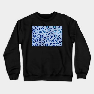 Blue shinny glitter Crewneck Sweatshirt